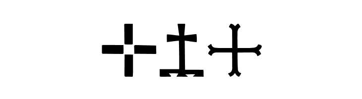 Crosses  Free Fonts Download