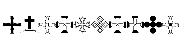 Crosses  Free Fonts Download