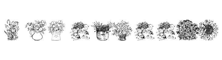 Flower Shower  Free Fonts Download