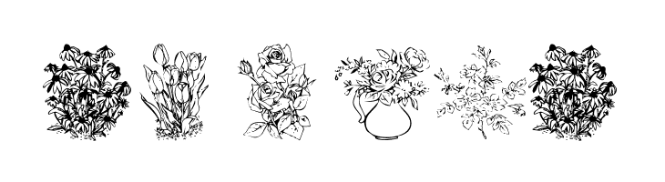 Flower Shower  Free Fonts Download