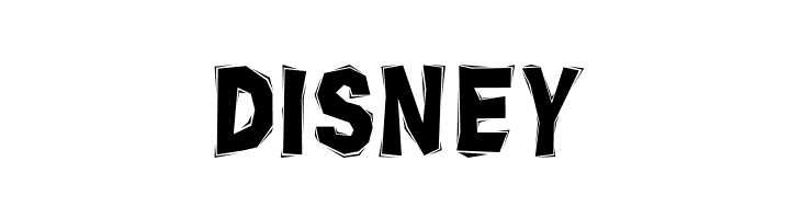 DiSNey Chiseled Font