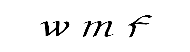 CarolusKlein-Oblique  Free Fonts Download