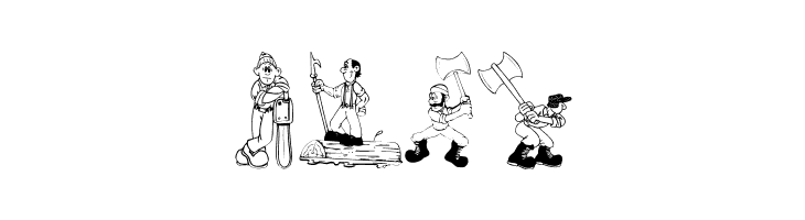 Woodcutter  Free Fonts Download