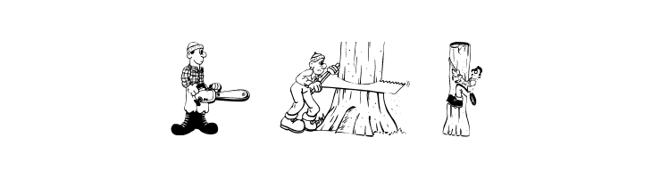 Woodcutter  Free Fonts Download