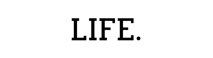 LIFE. AlexandriaFLF-Bold Font