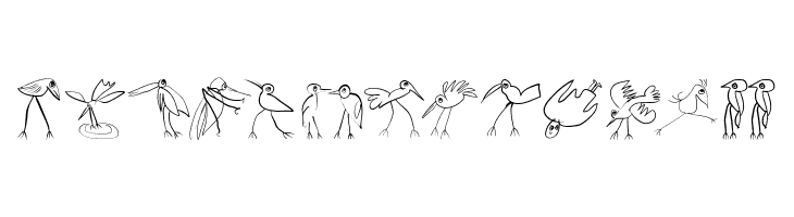 Birds-Relaunch  Free Fonts Download