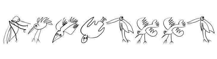 Birds-Relaunch  Free Fonts Download