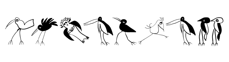 Birds-Relaunch  Free Fonts Download