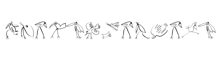 Birds-Relaunch  Free Fonts Download