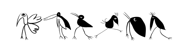 Birds-Relaunch  Free Fonts Download