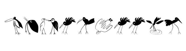 Birds-Relaunch  Free Fonts Download