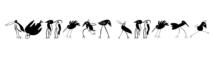 Birds-Relaunch  Free Fonts Download
