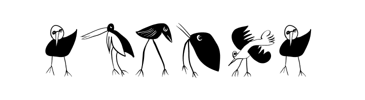Birds-Relaunch  Free Fonts Download