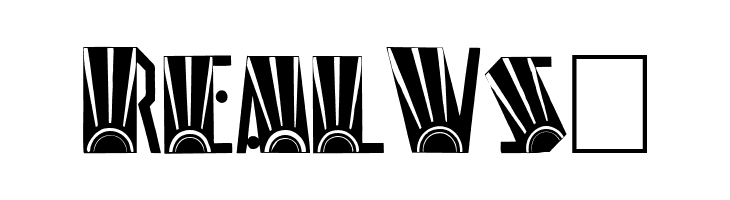 Rio Art Deco  Free Fonts Download