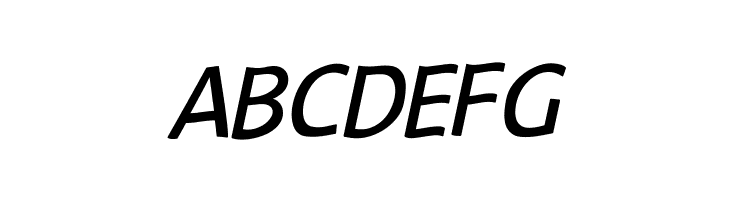 TypeWritersSubstitute-Oblique  Free Fonts Download