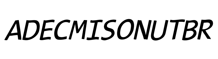 TypeWritersSubstitute-Oblique  Free Fonts Download