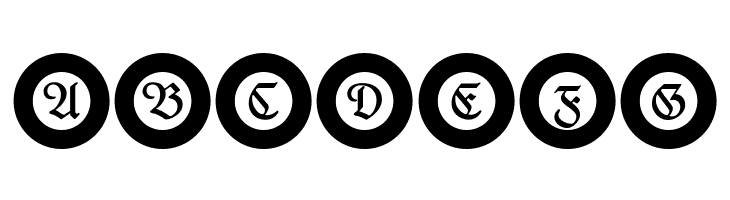 FrakturInRings  Free Fonts Download