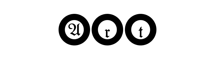 FrakturInRings  Free Fonts Download