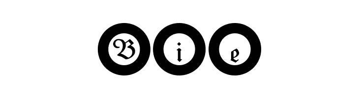 FrakturInRings  Free Fonts Download