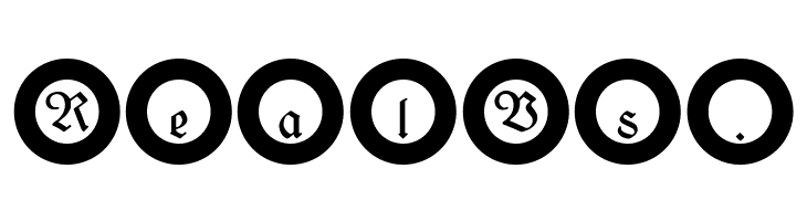 FrakturInRings  Free Fonts Download