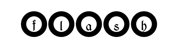 FrakturInRings  Free Fonts Download