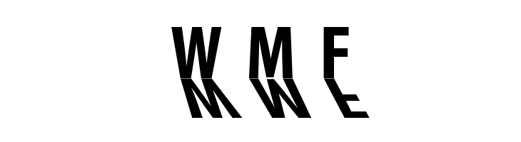 MirrorKlein Shadows  Free Fonts Download