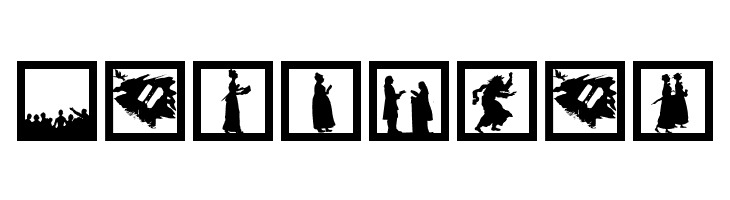 SomeNewSilhouettes  Free Fonts Download