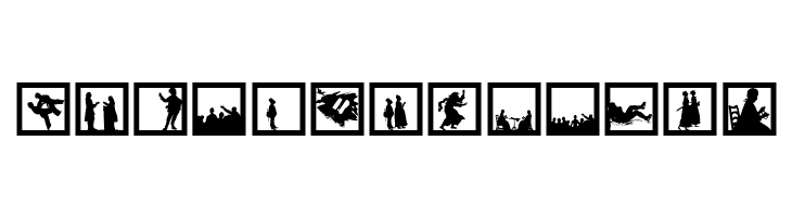 SomeNewSilhouettes  Free Fonts Download