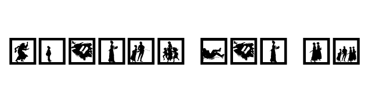 SomeNewSilhouettes  Free Fonts Download