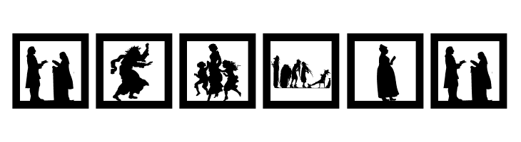SomeNewSilhouettes  Free Fonts Download