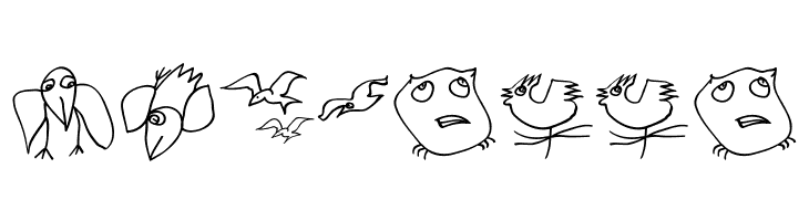 LateBirdsThree  Free Fonts Download