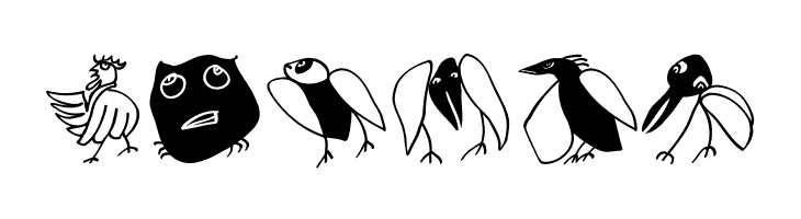 LateBirdsThree  Free Fonts Download