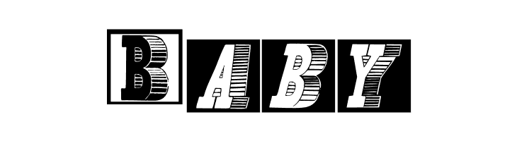 KLettresOmbrees  Free Fonts Download