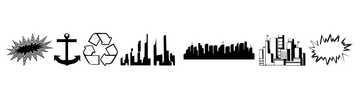 StarsStripesBullets  Free Fonts Download