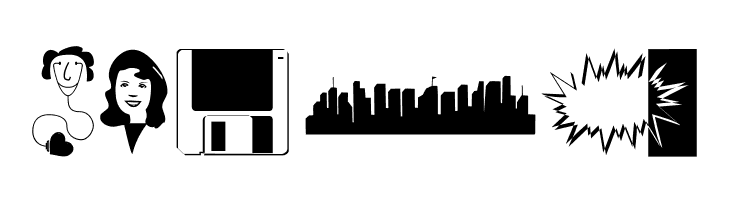 StarsStripesBullets  Free Fonts Download