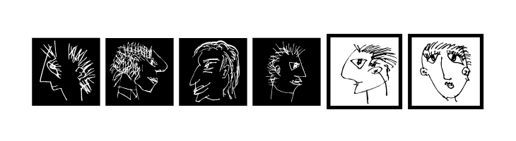 HeadSketchesTwo  Free Fonts Download