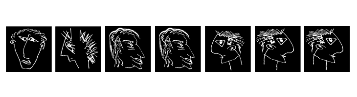 HeadSketchesTwo  Free Fonts Download