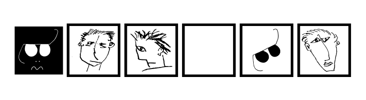 HeadSketchesTwo  Free Fonts Download