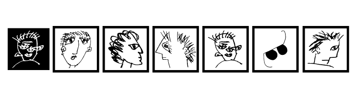 HeadSketchesTwo  Free Fonts Download