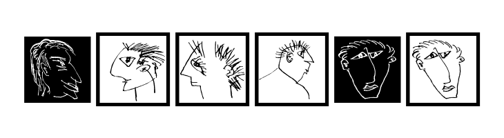 HeadSketchesTwo  Free Fonts Download