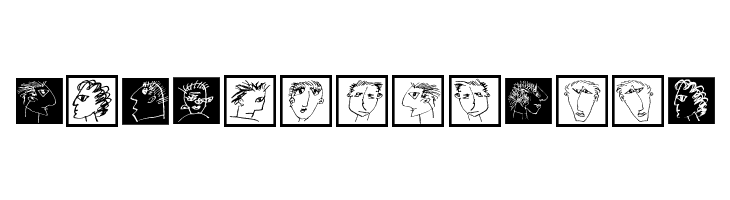 HeadSketchesTwo  Free Fonts Download