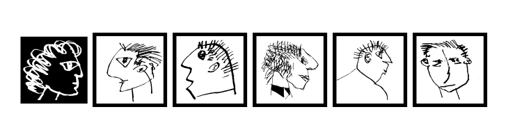 HeadSketchesTwo  Free Fonts Download