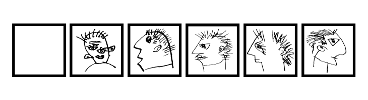 HeadSketchesTwo  Free Fonts Download