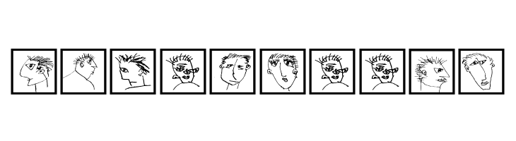 HeadSketchesTwo  Free Fonts Download