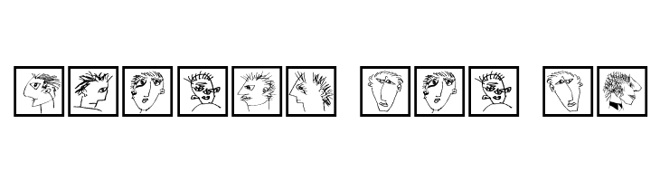 HeadSketchesTwo  Free Fonts Download