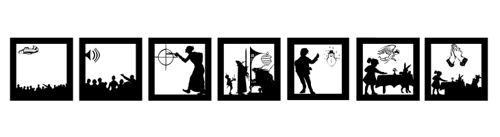 SomeSilhouettesPlus  Free Fonts Download