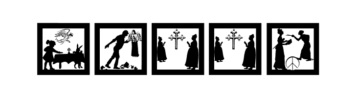 SomeSilhouettesPlus  Free Fonts Download