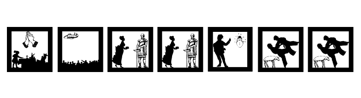 SomeSilhouettesPlus  Free Fonts Download