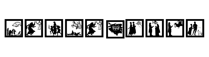 SomeSilhouettesPlus  Free Fonts Download