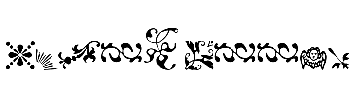 Fleurons  Free Fonts Download